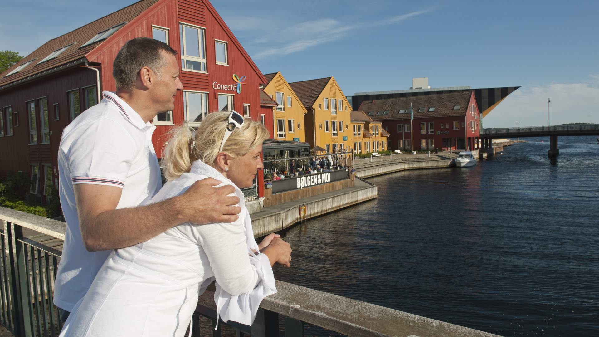 Fra Fiskebrygga mot Kilden