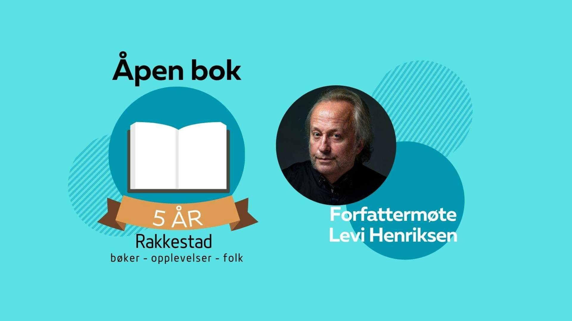Åpen bok 2026 - Forfattermøte Levi Henriksen