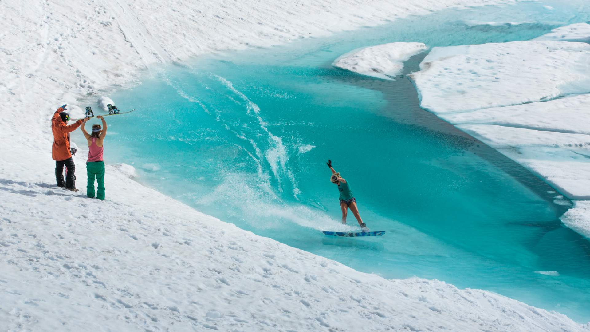 Fonna Glacier горнолыжный курорт Норвегия