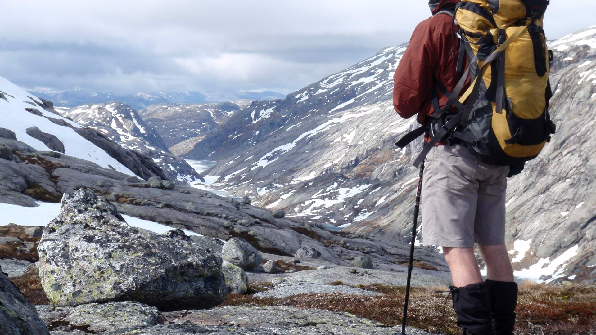 Vandring i Sirdal. Kamsdalen