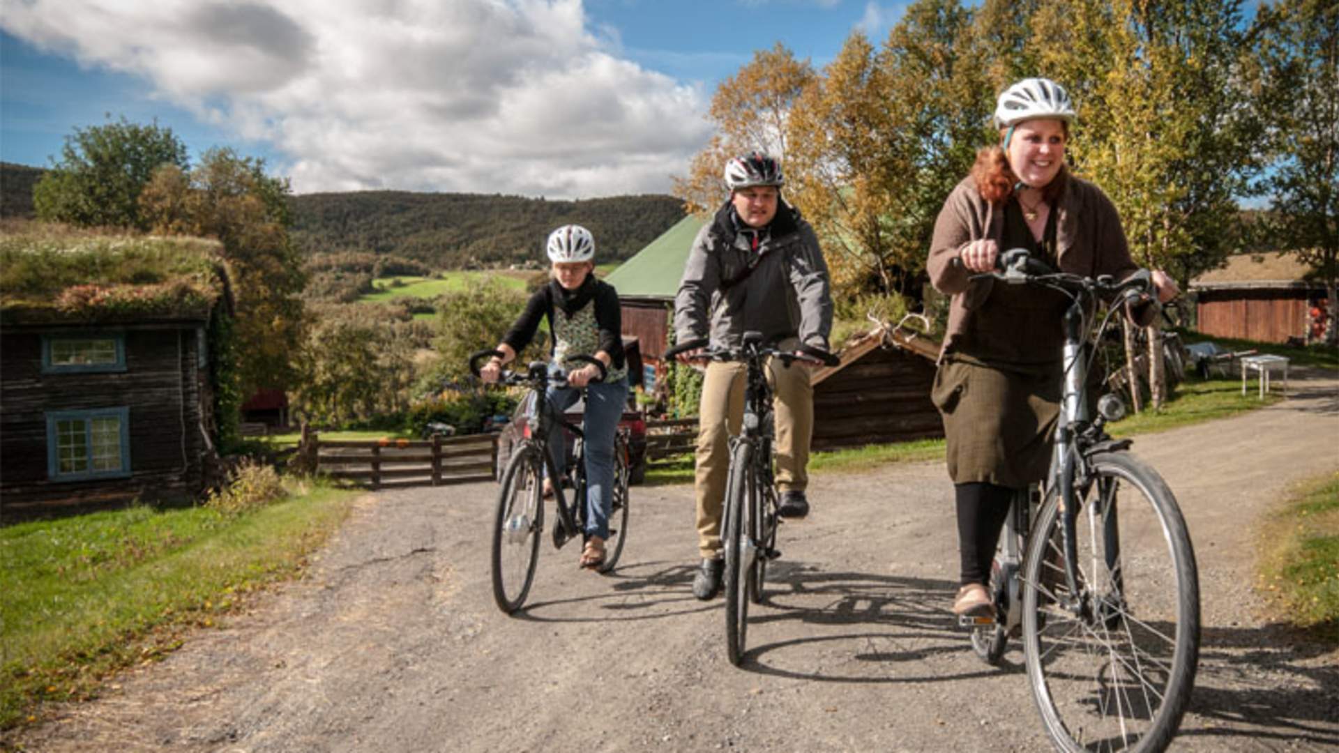 El sykkel ved Skraphandlerbua