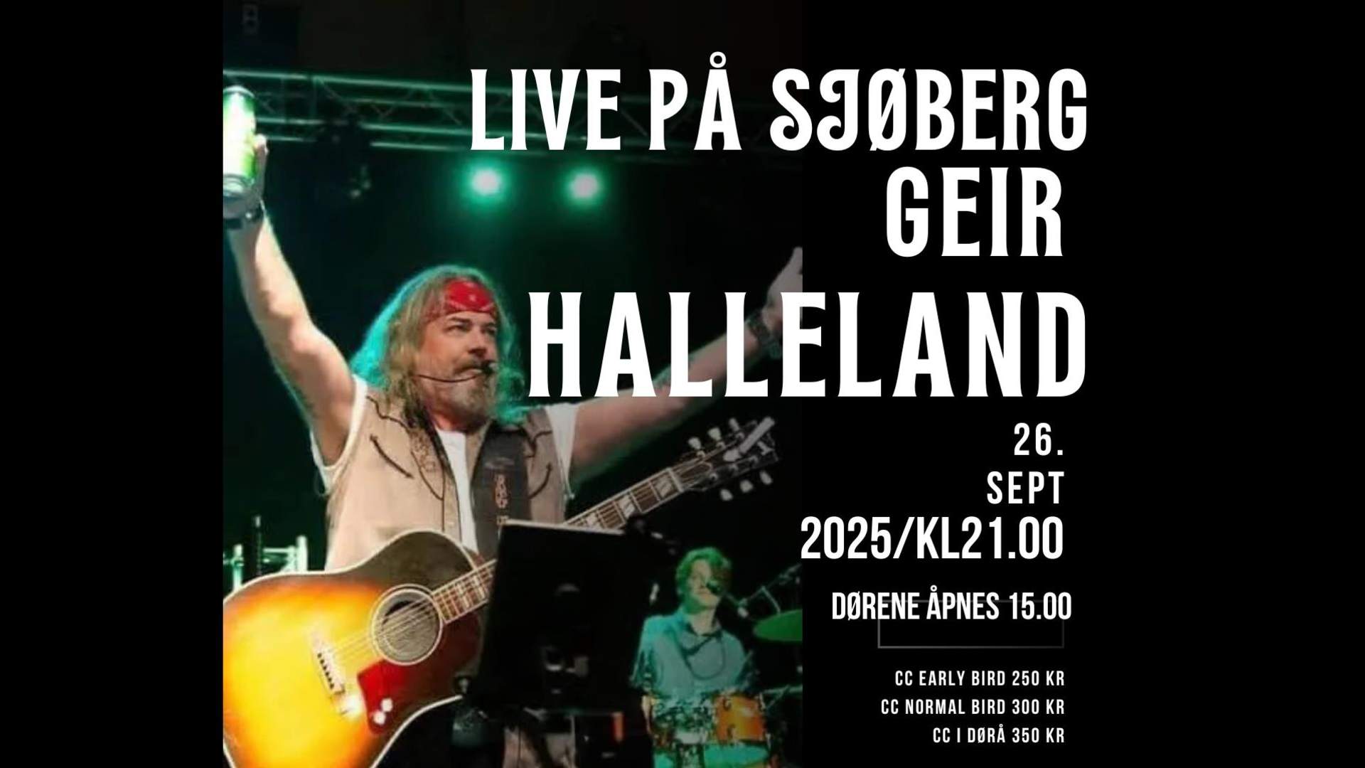 Geir Halleland Live at Sjøberg!