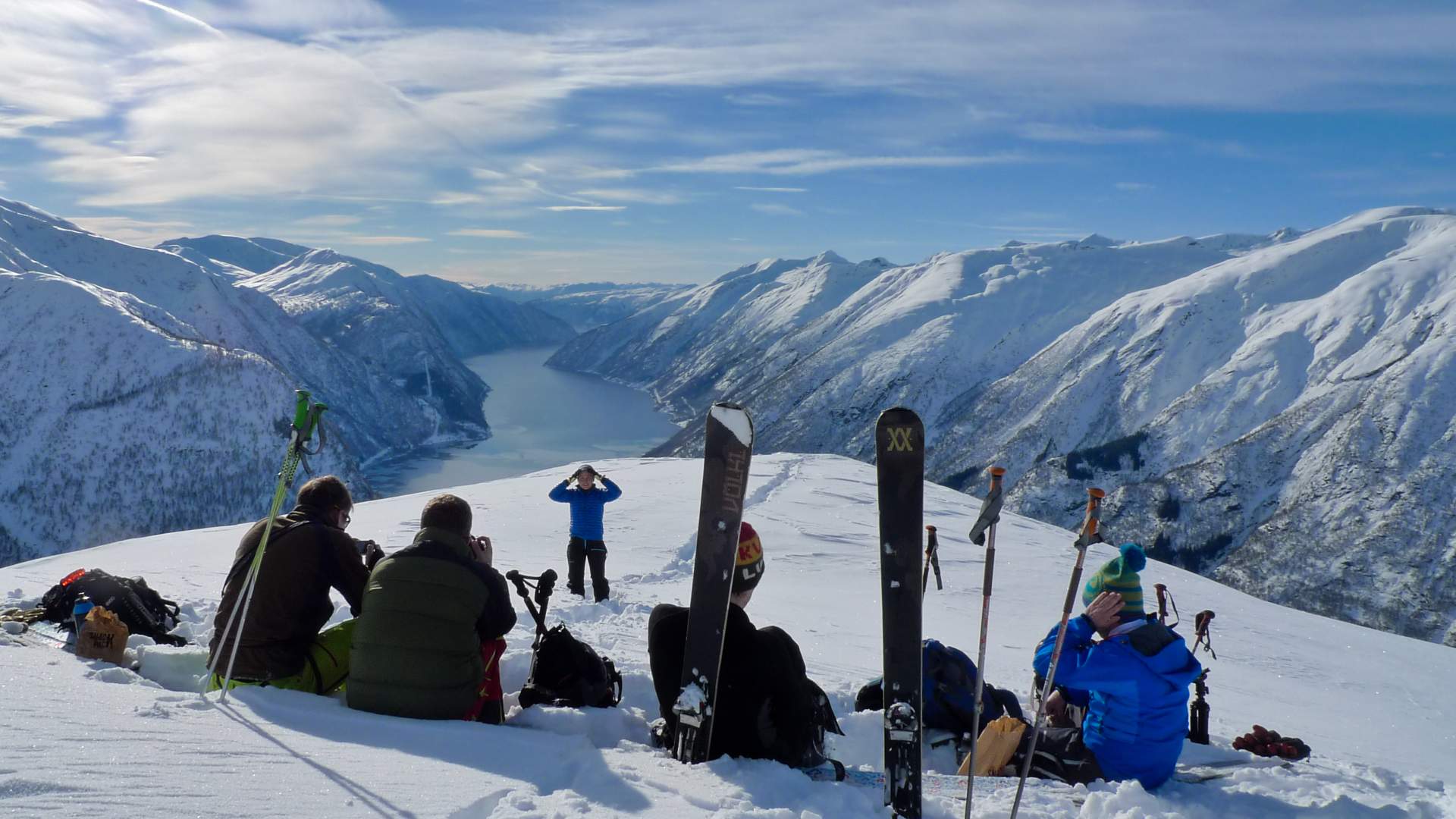 Jostedalsbreen på langs
