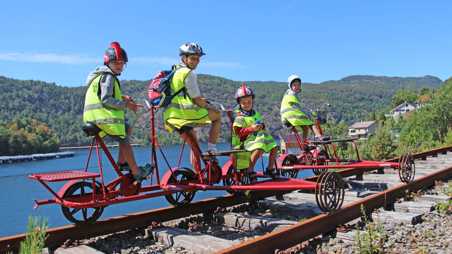 Dresinsykling i Flekkefjord