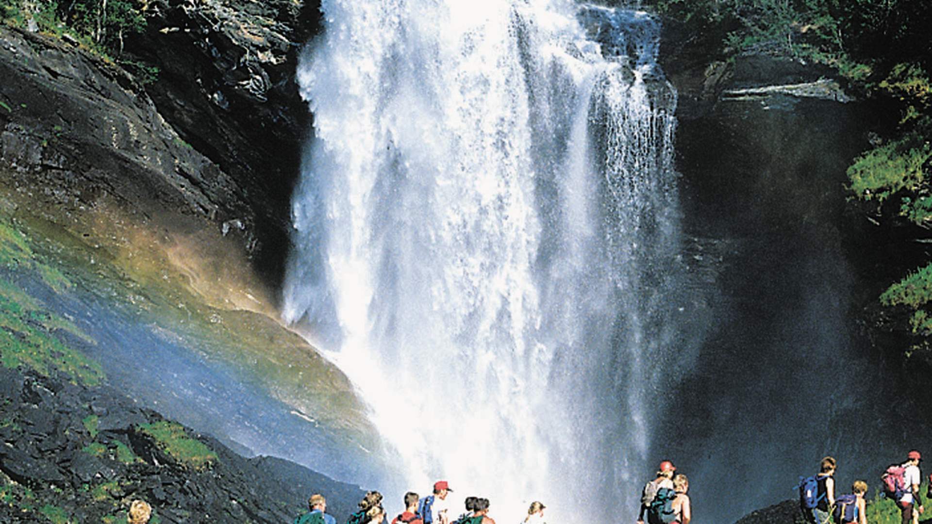 Drivandefossen, Mørkridsdalen