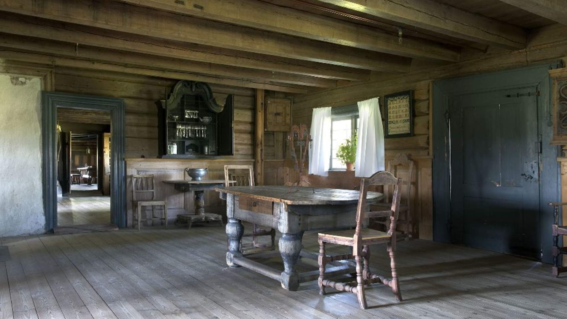gamle hvam utstillinger gammel stue