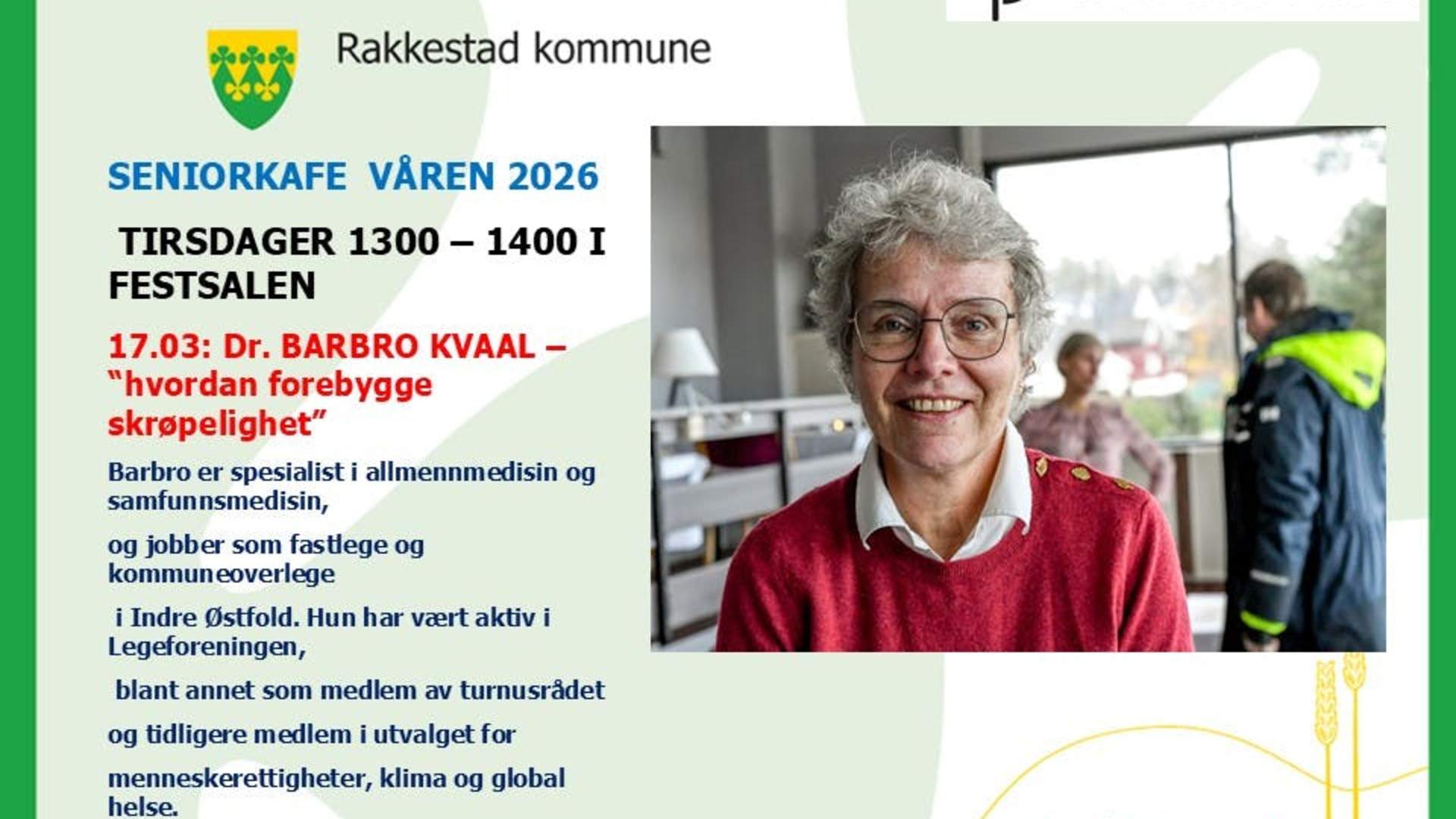 Velkommen på Seniorkafe