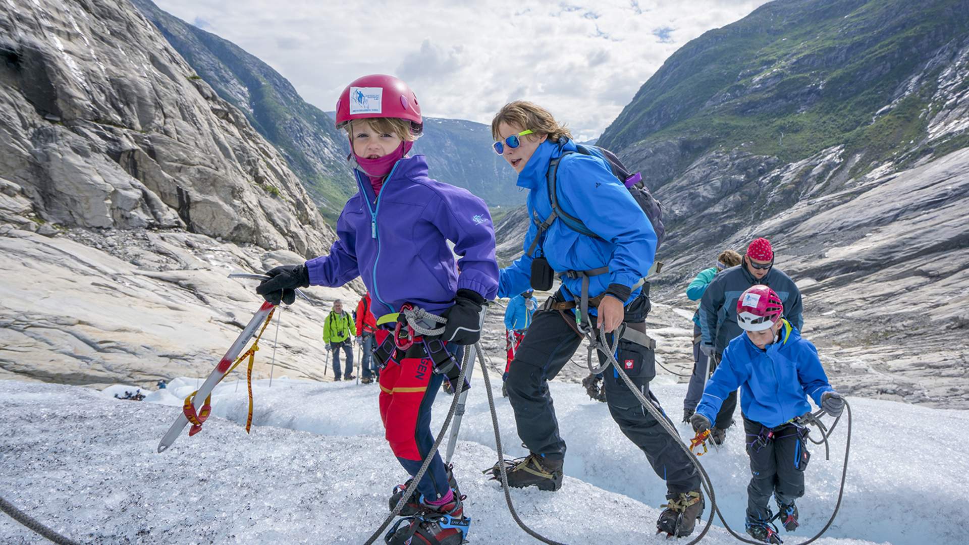 Brevandring på Nigardsbreen