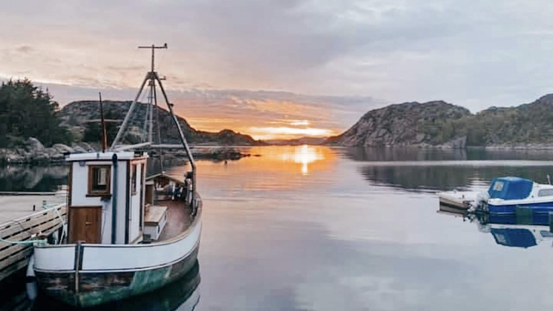 Båt hos Korshamn Rorbuer