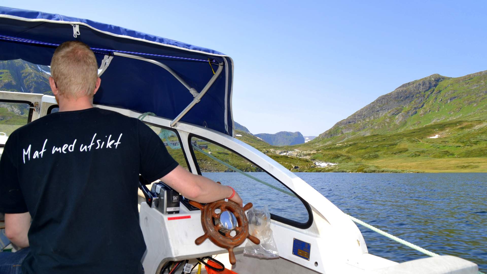 Båtskyss til Iungsdalshytta