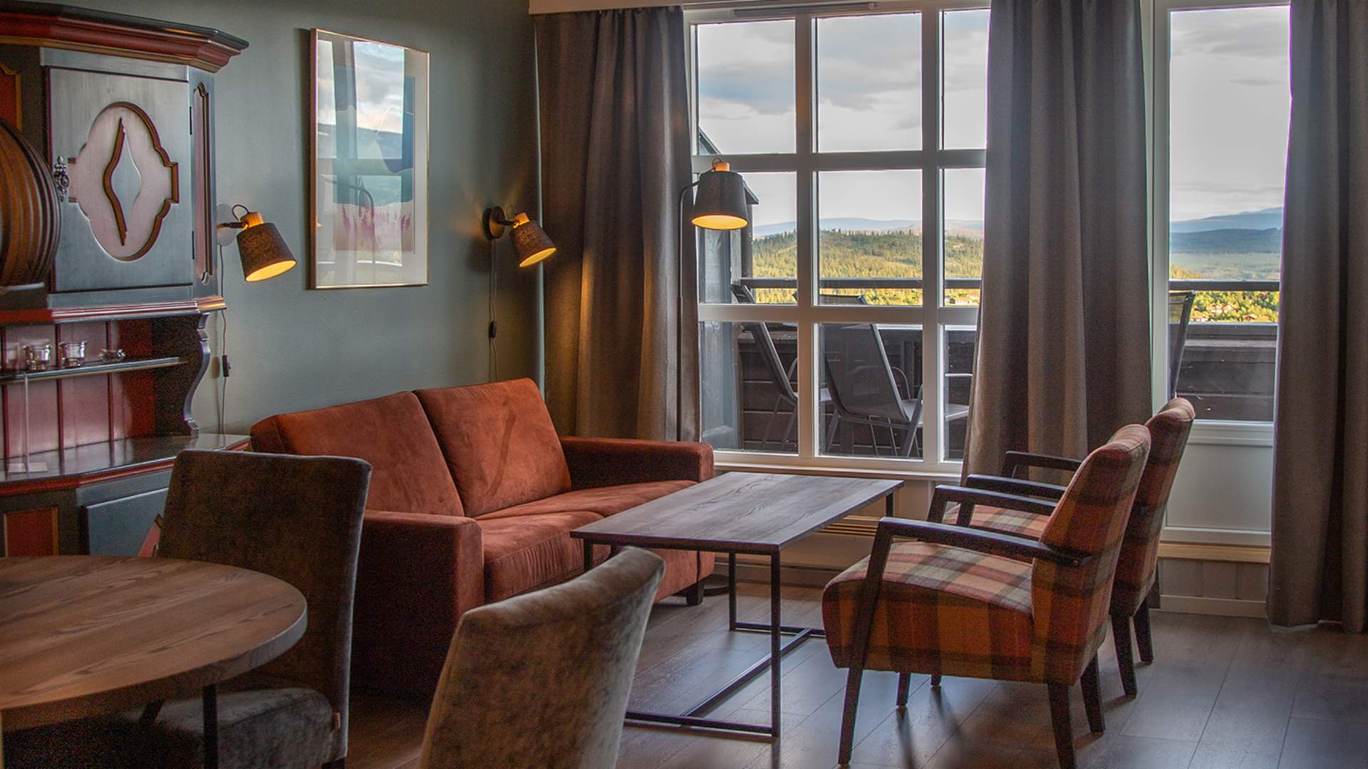 Bergo Leiligheter_Stue_Beito Resort