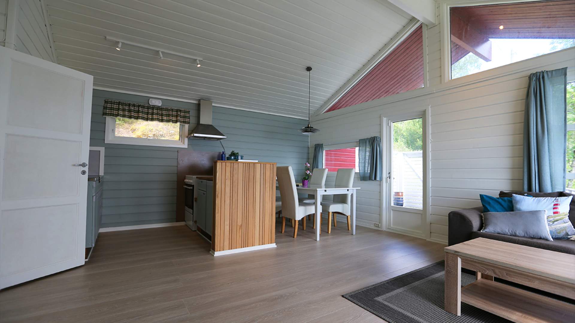 Bestyrerboligen koa stue kjøkk