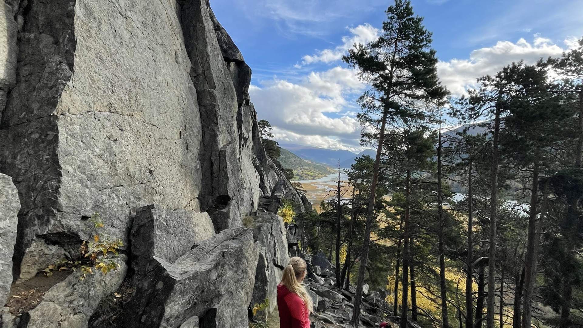 Klatring Tronoberget i Lom