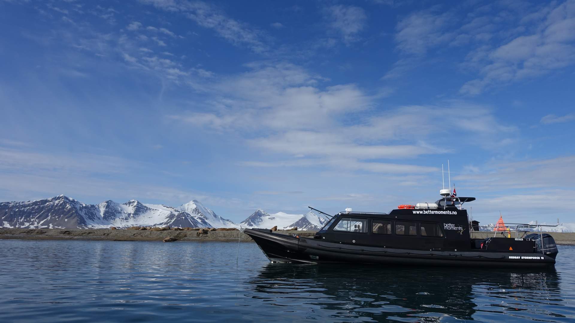 Boat at the Walrus Colony