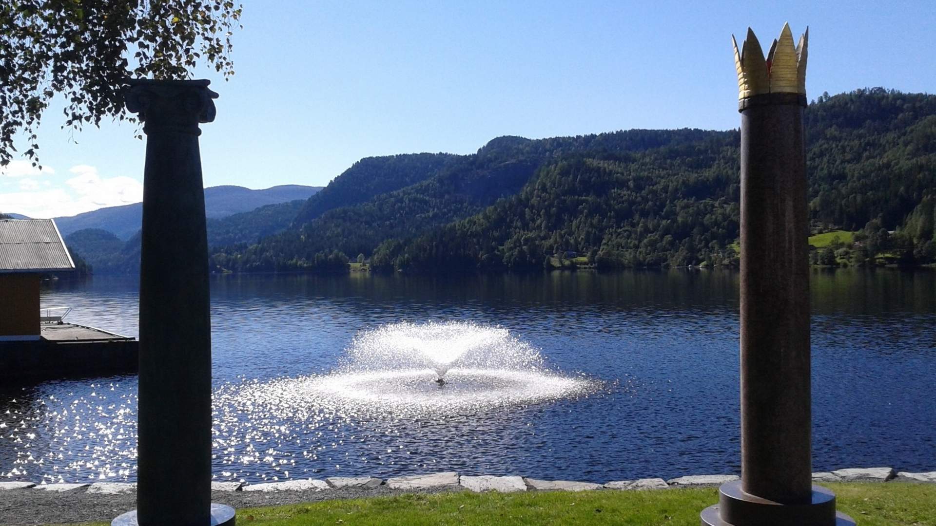 Bryggeparken. Skulptur av Gunnar Torvund. Gina Aabø Nyland