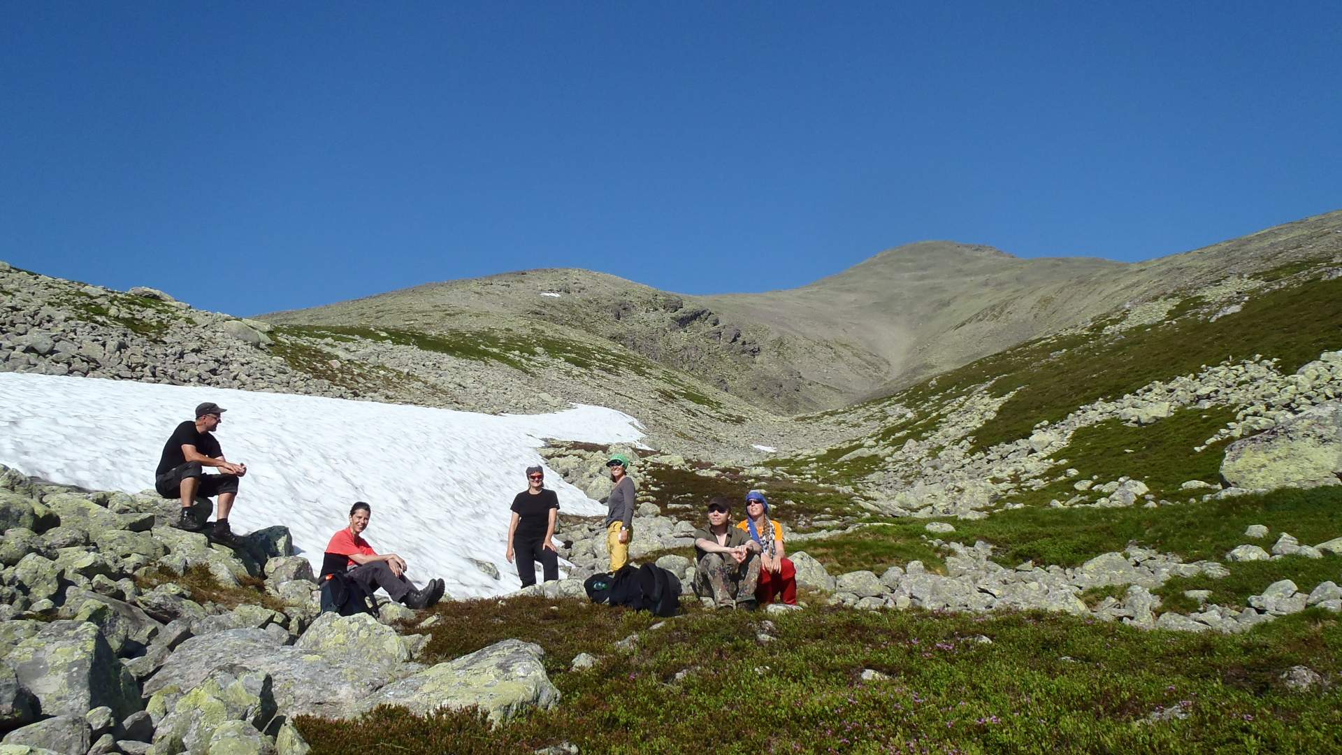 Snø på fjellet