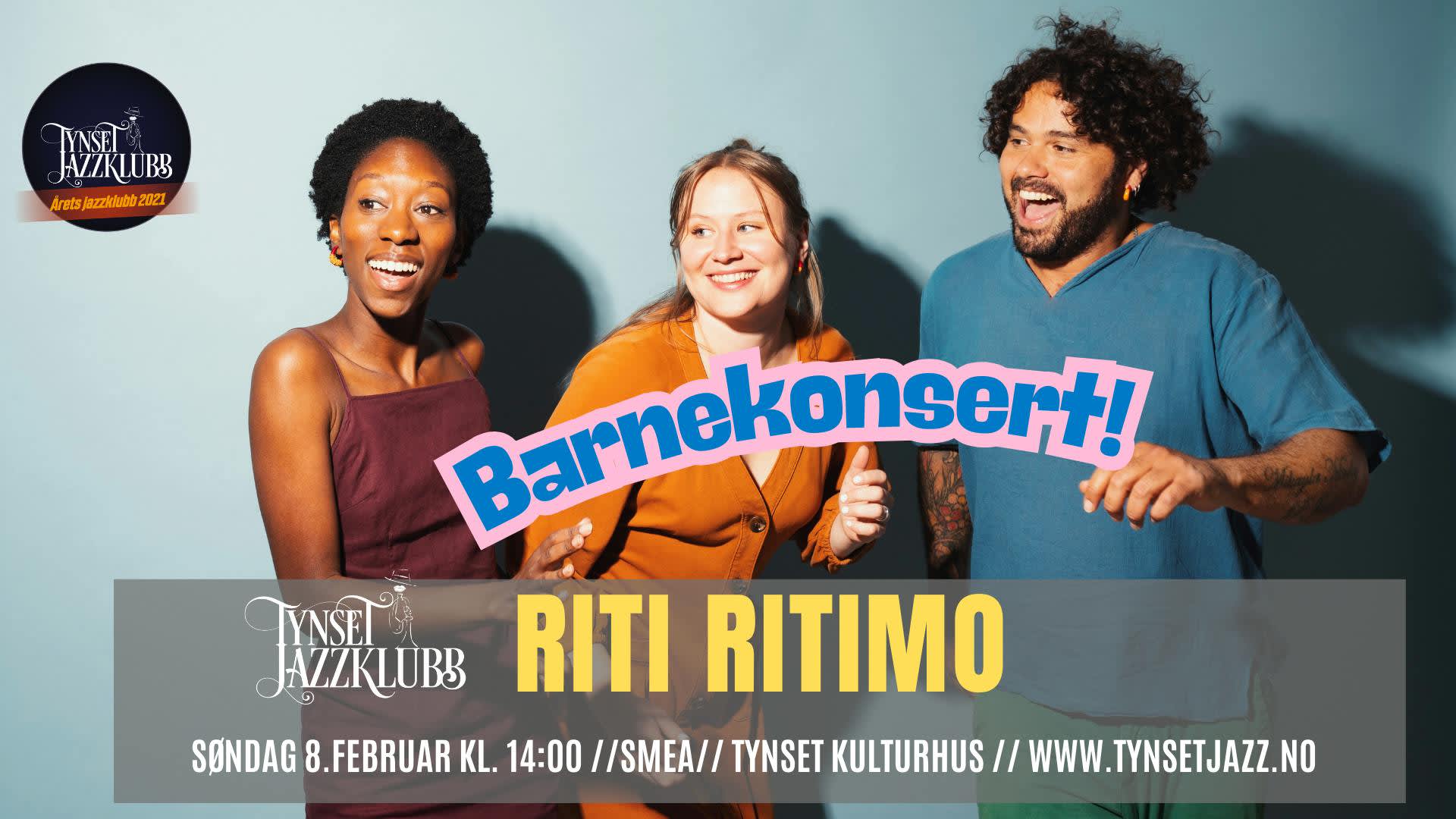 Tynset jazzklubb//barnekonsert//Riti Ritimo