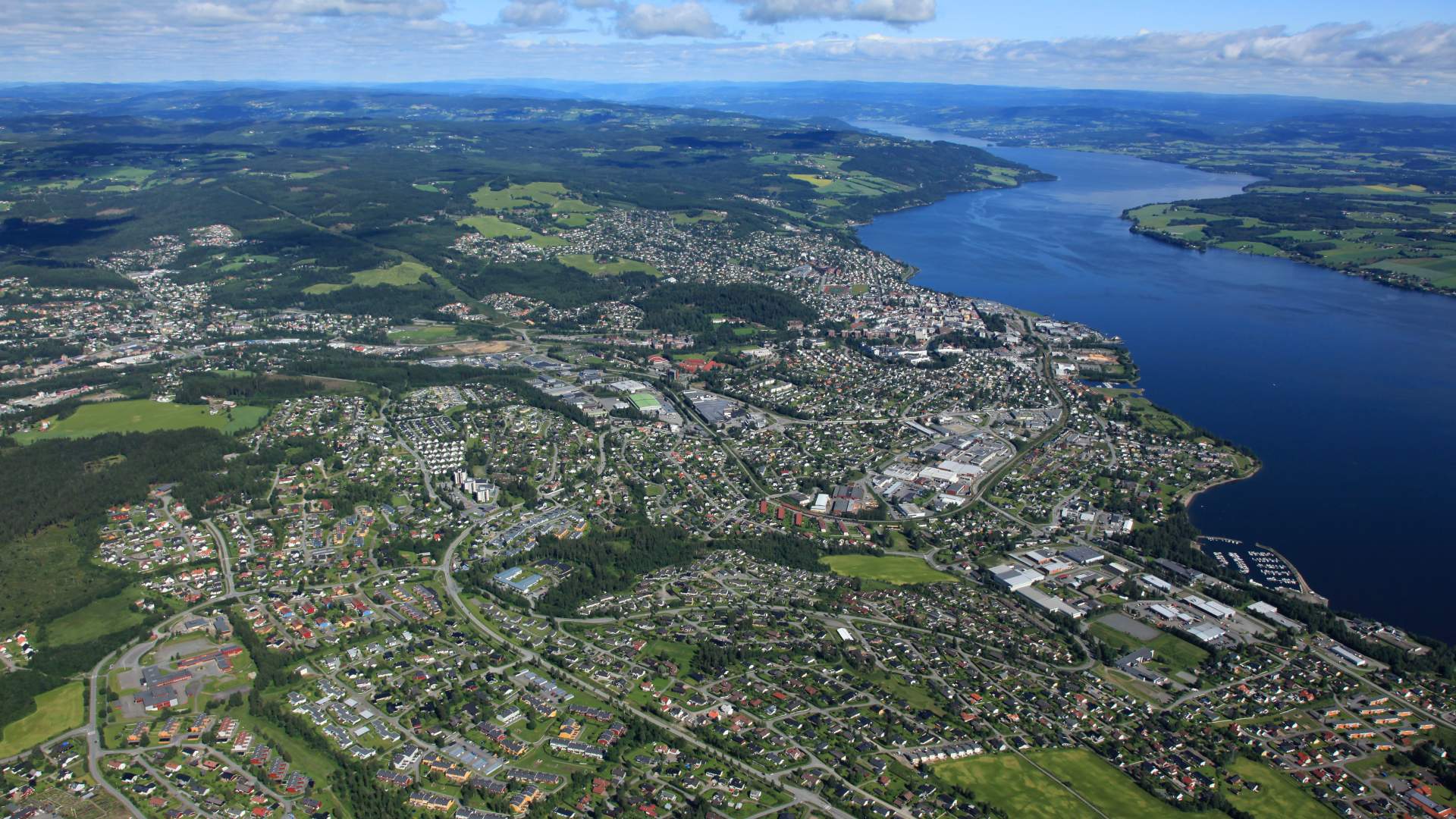 Flyfoto Gjøvik