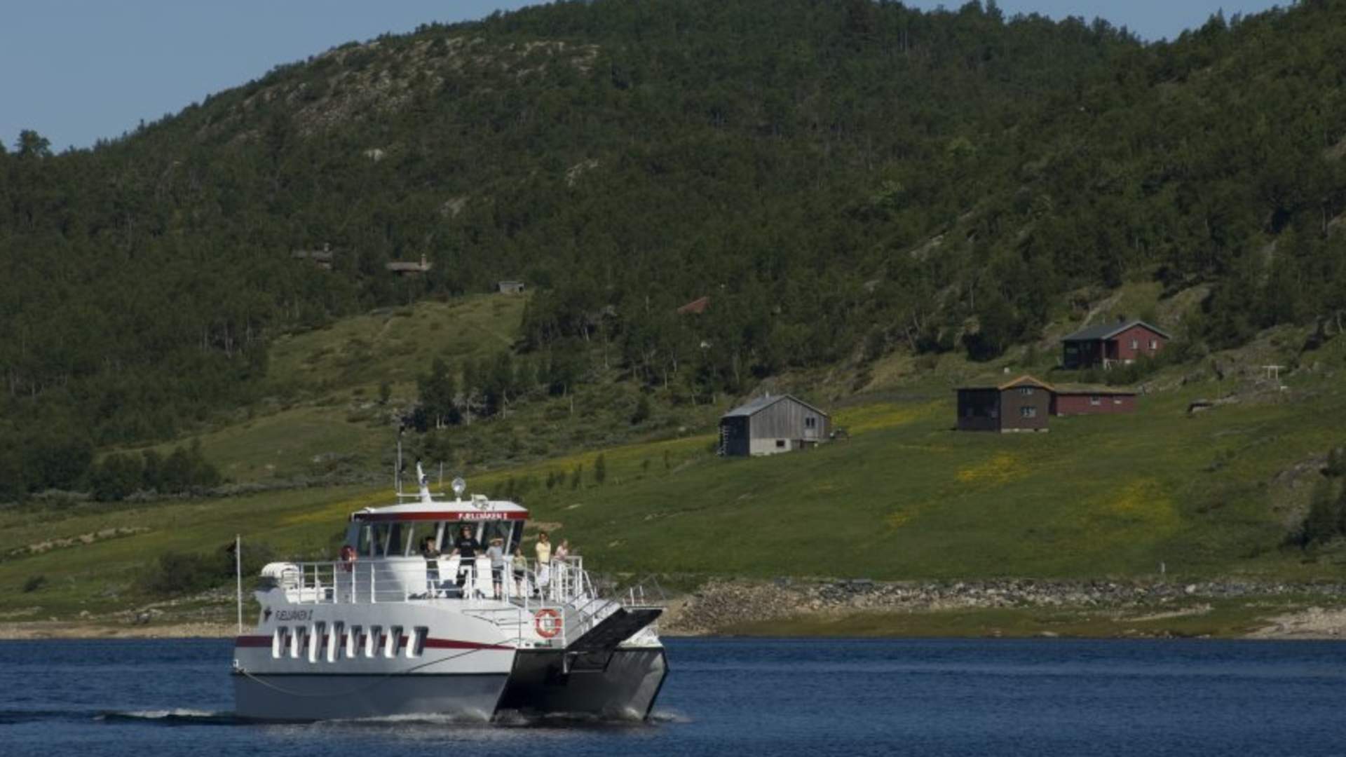 Fjellvåken med gard i bakgrunnen