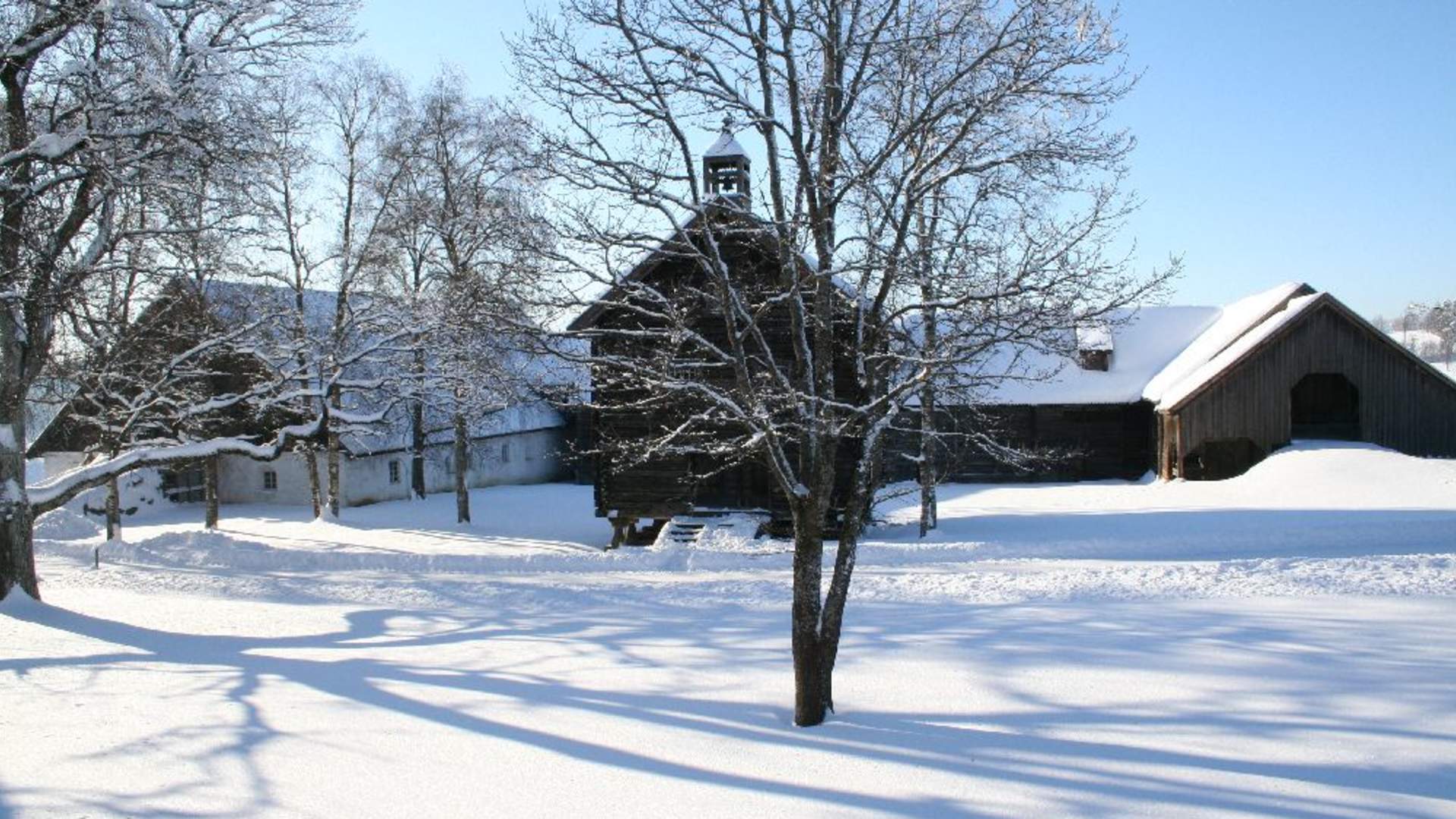 gamle hvam vinter