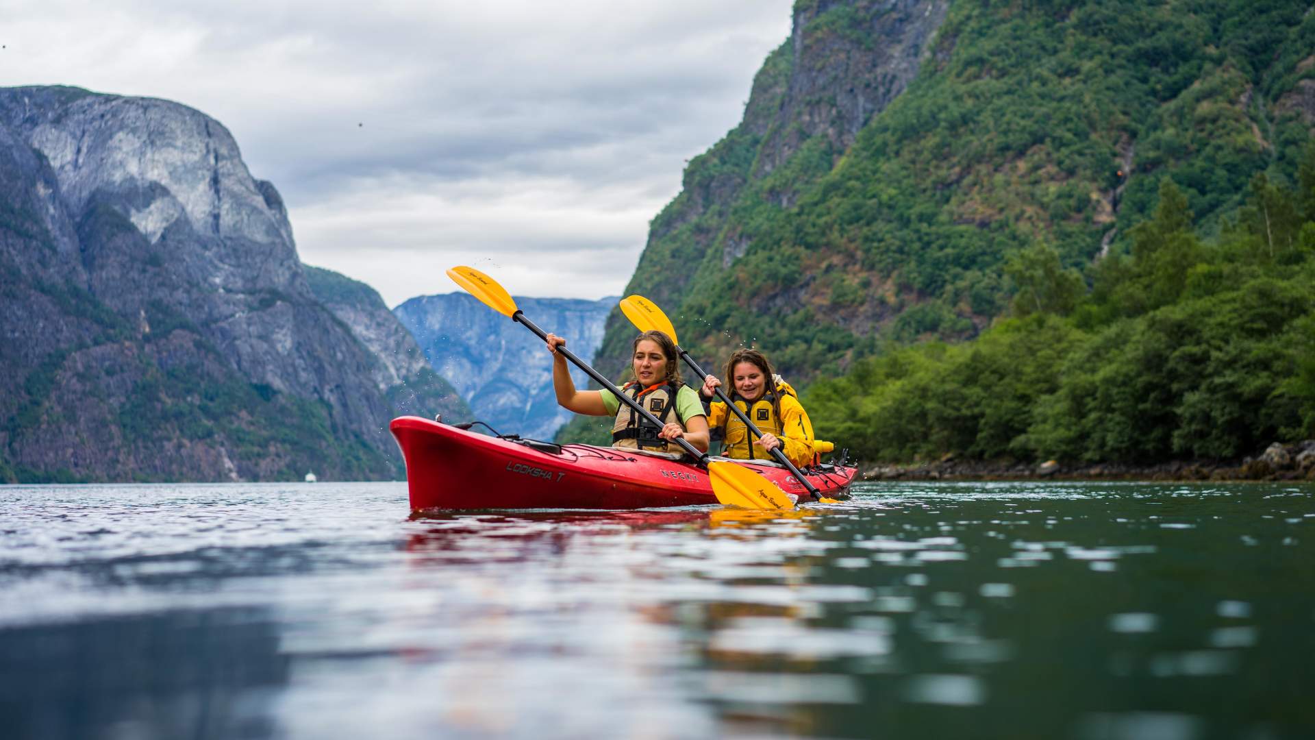 Utleige av kajakk, Flåm