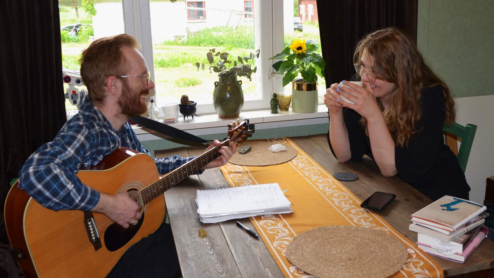 Hagekonsert med Yngvild og Vegard Haglund-Kamsvåg