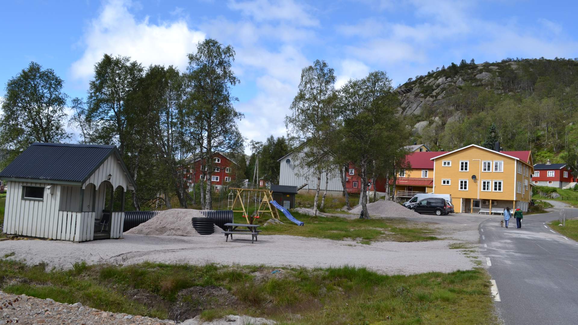 Lekeplass ved camping