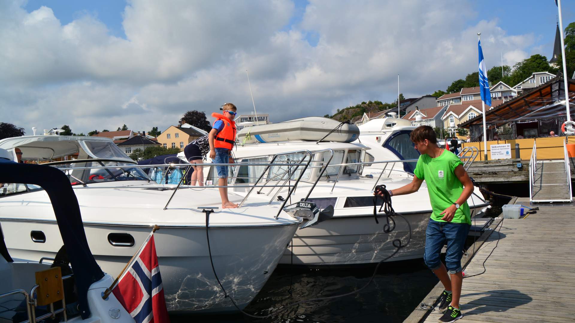Havnevert på jobb