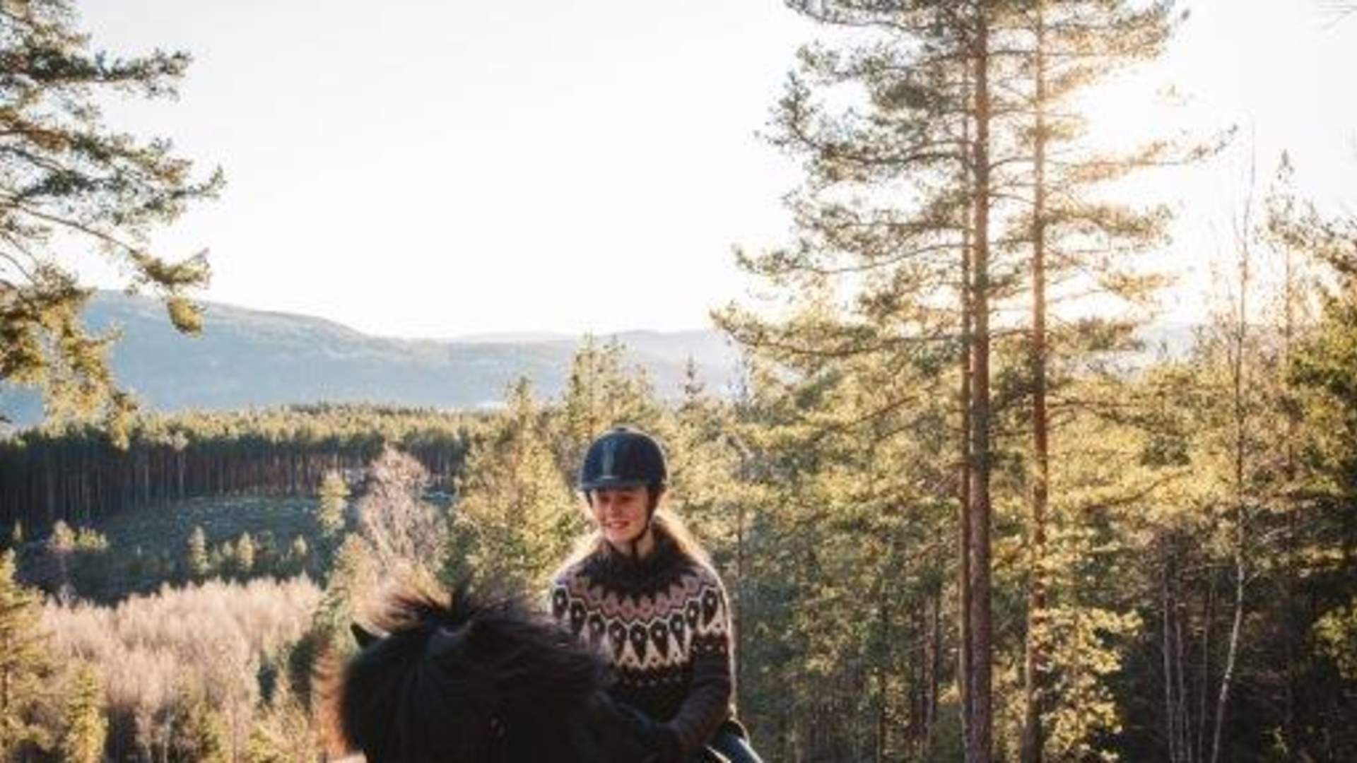 Turridning med fint landskap