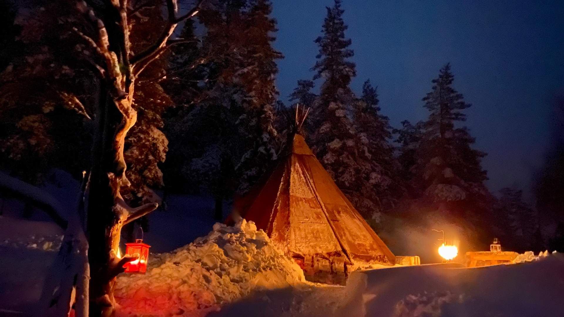 Overnatting i lavvo