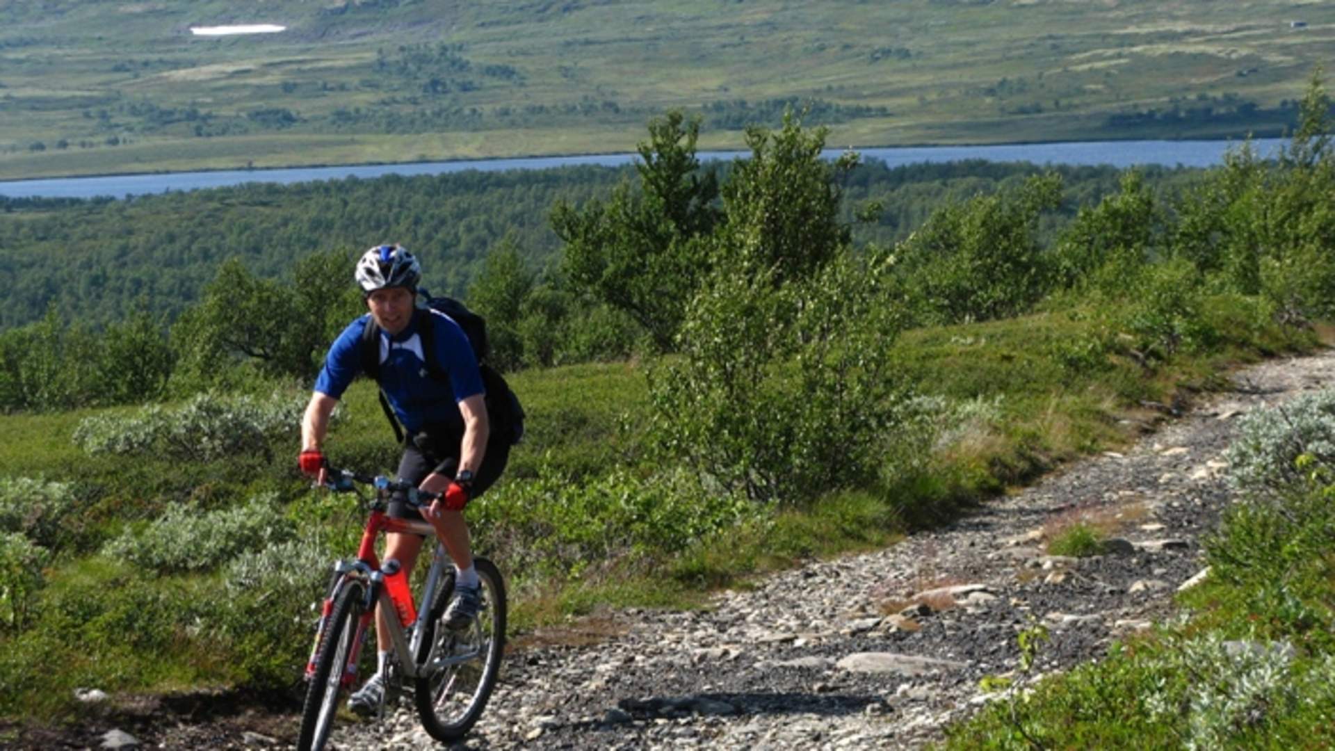 Sykkeltur på fjellet