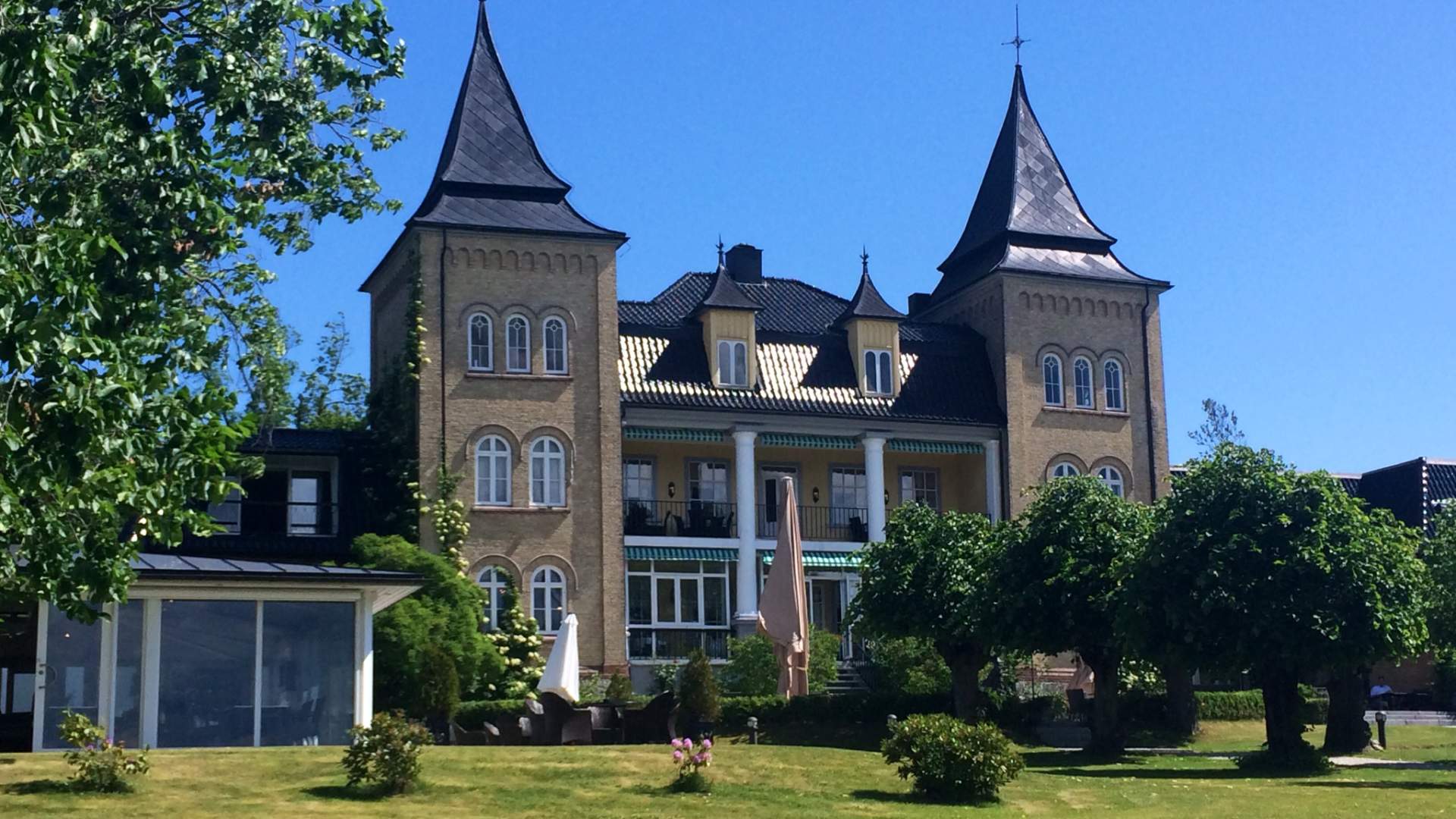 Refsnes Gods restaurant sommer