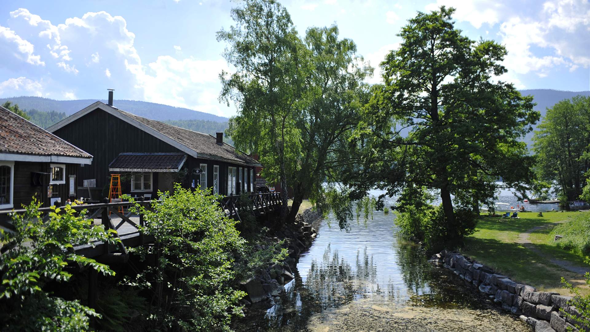 Eidsfoss sommer.