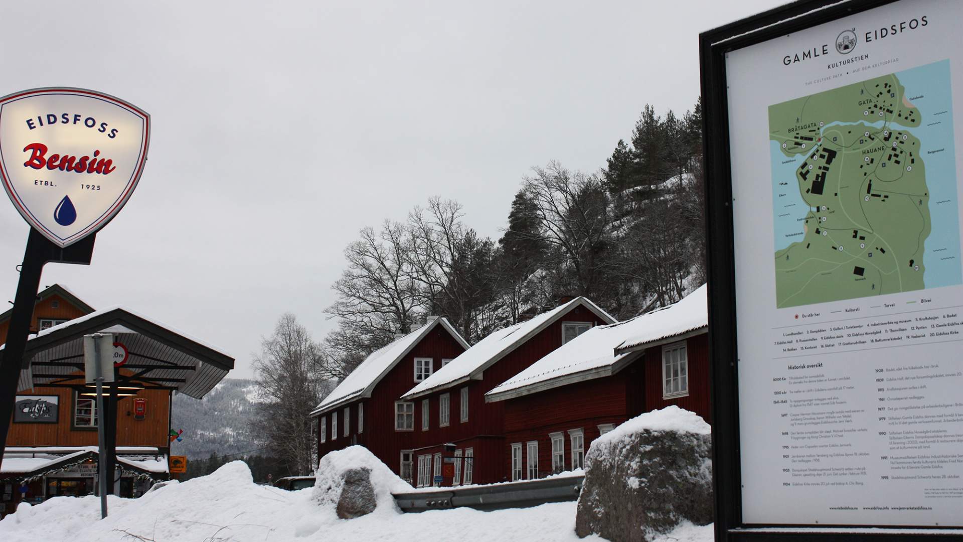 Eidsfoss vinter