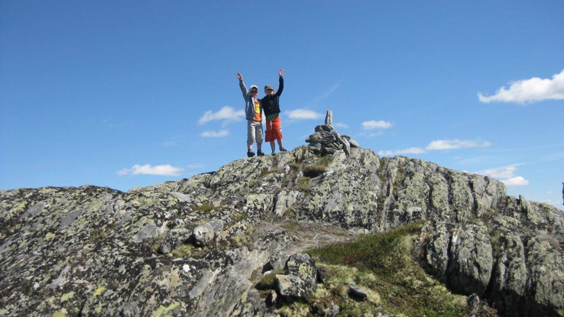 Endelig på toppen