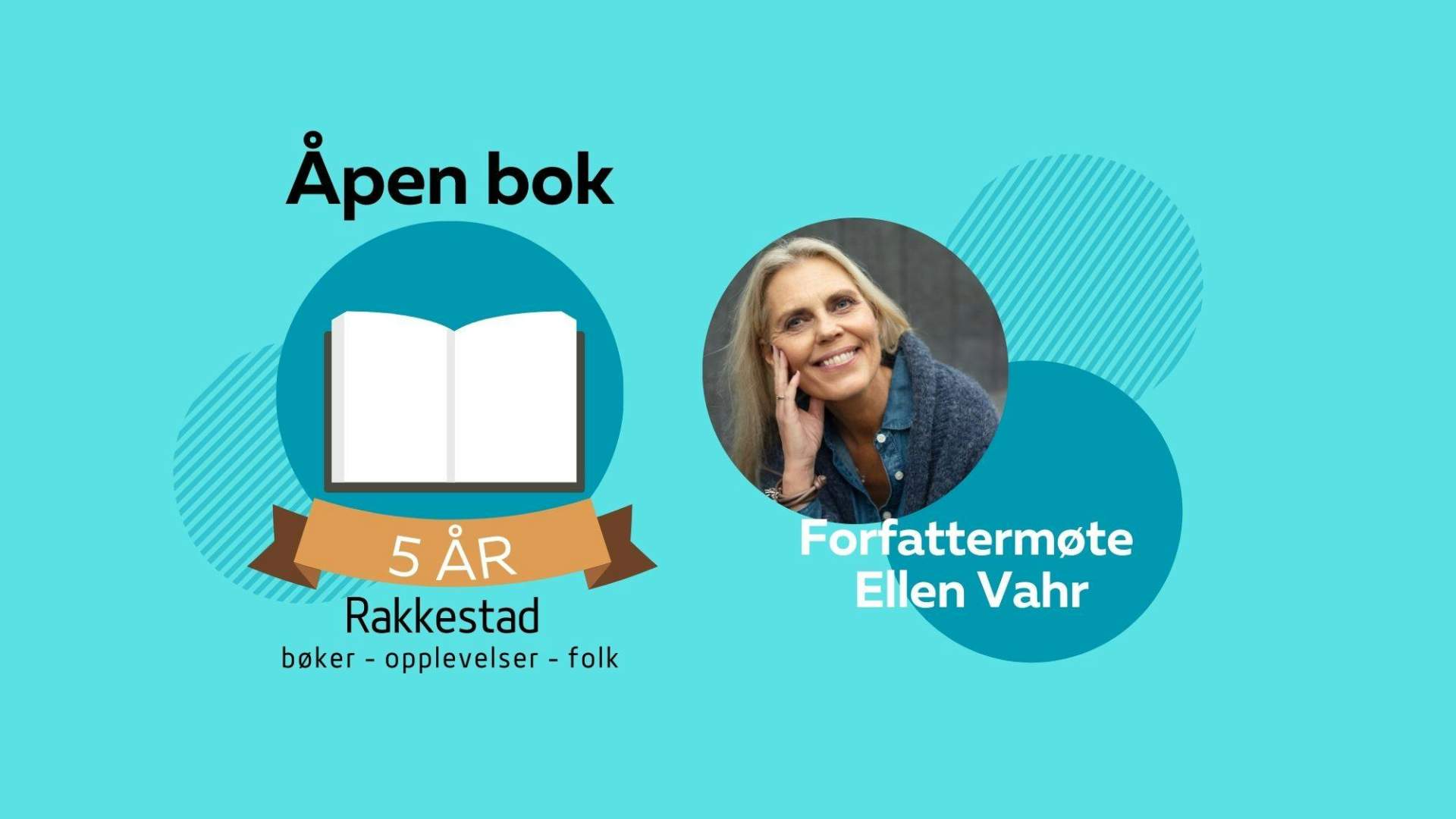 Åpen bok 2026 - Forfattermøte Ellen Vahr