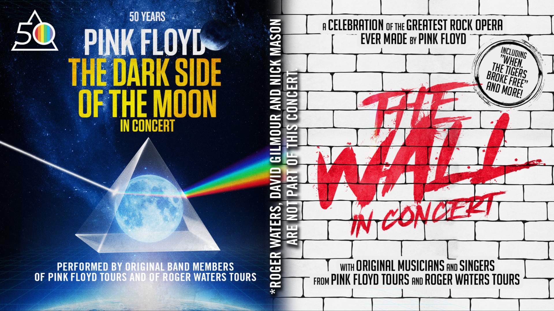 Dark Side of The Moon & The Wall - In Concert
