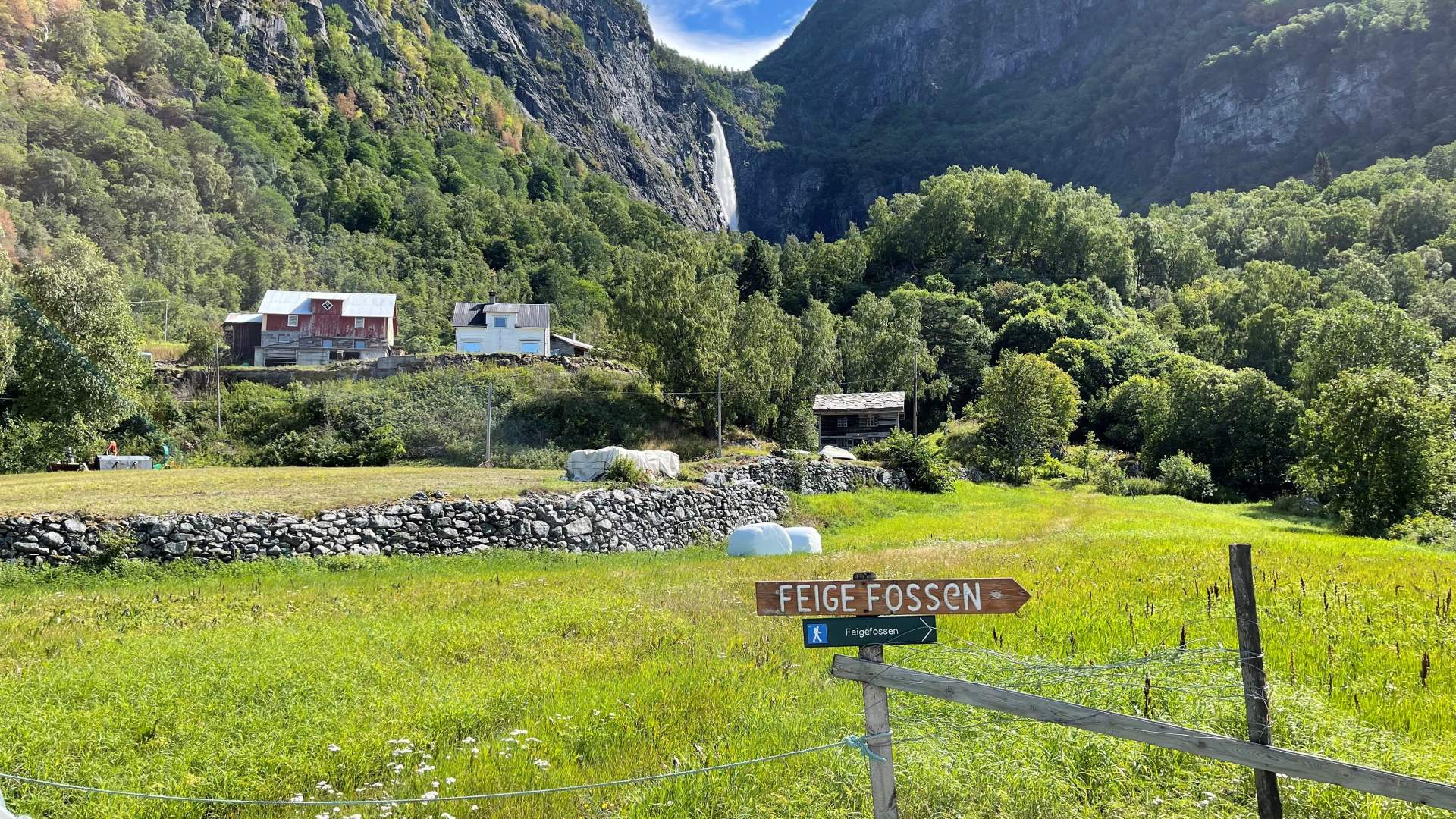 Feigefossen Waterfall