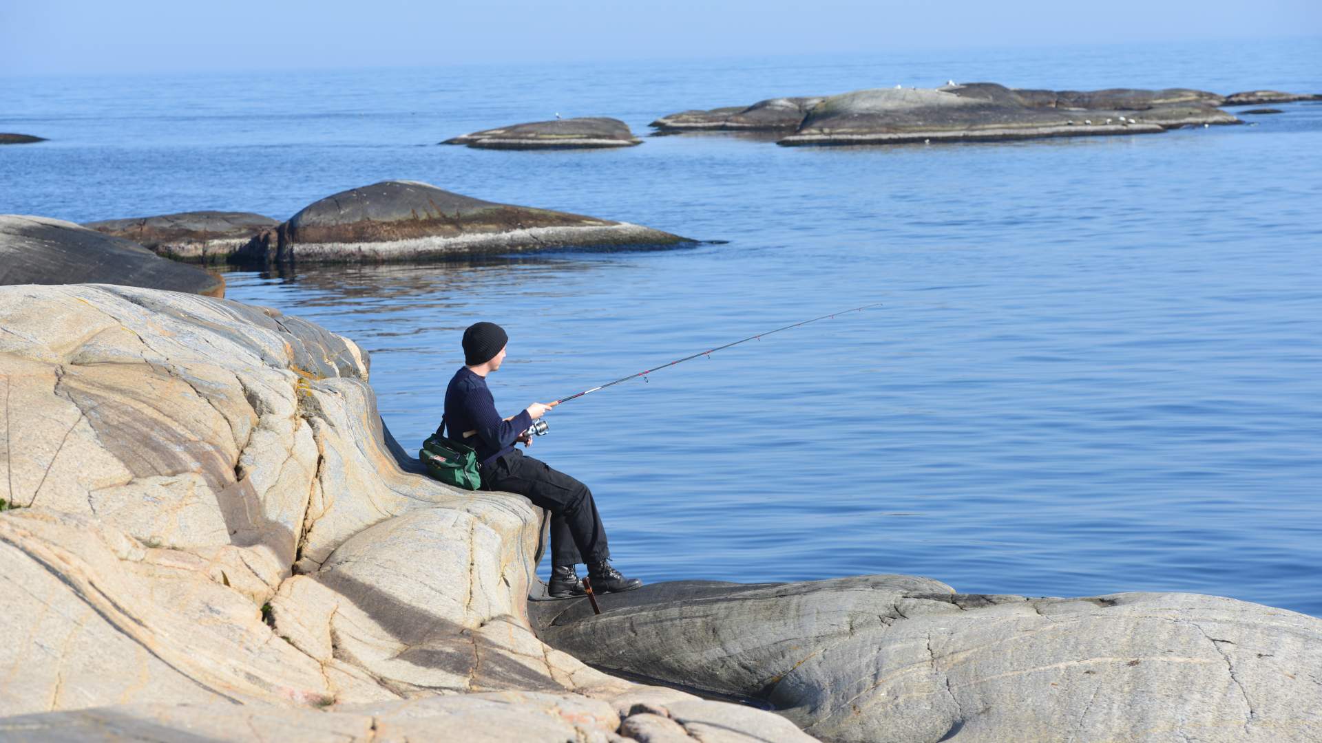 Fiske på Stangnes april 2014