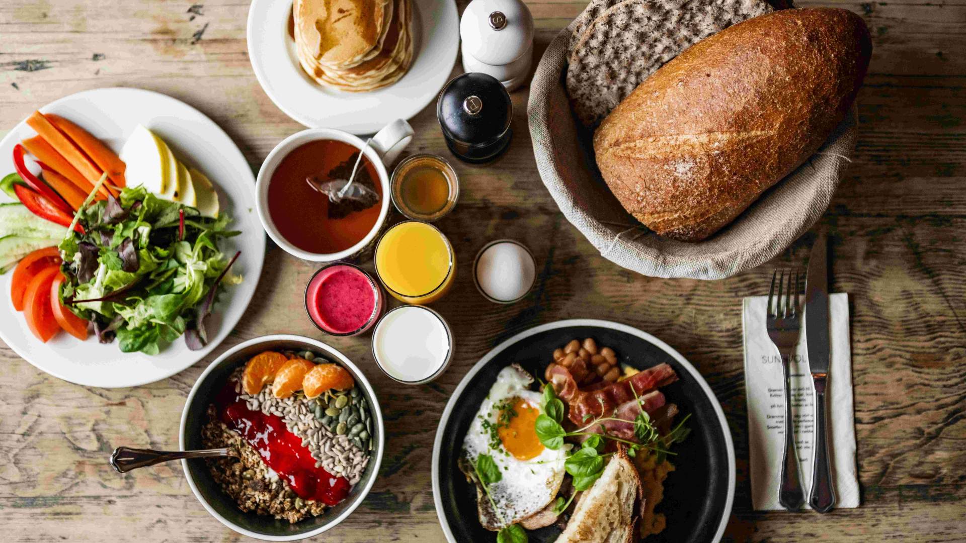 Frisk og sopmmerlig frokost på Resturant Anno 1648
