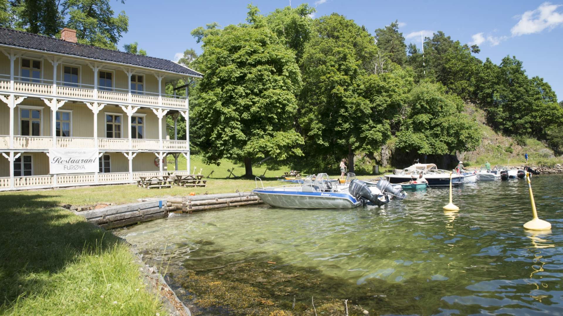 Furøya med sommerrestaurant