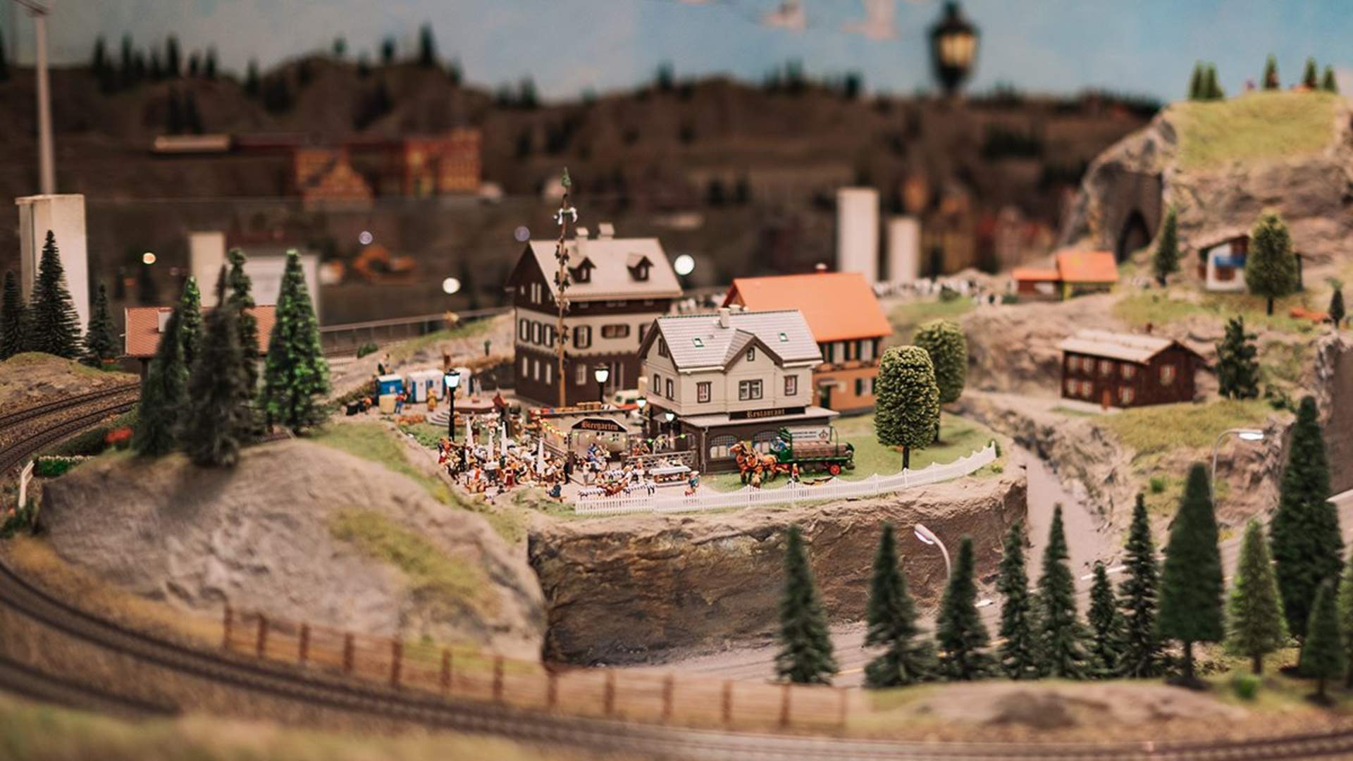 Gamlebyen Modelljernbane detaljer