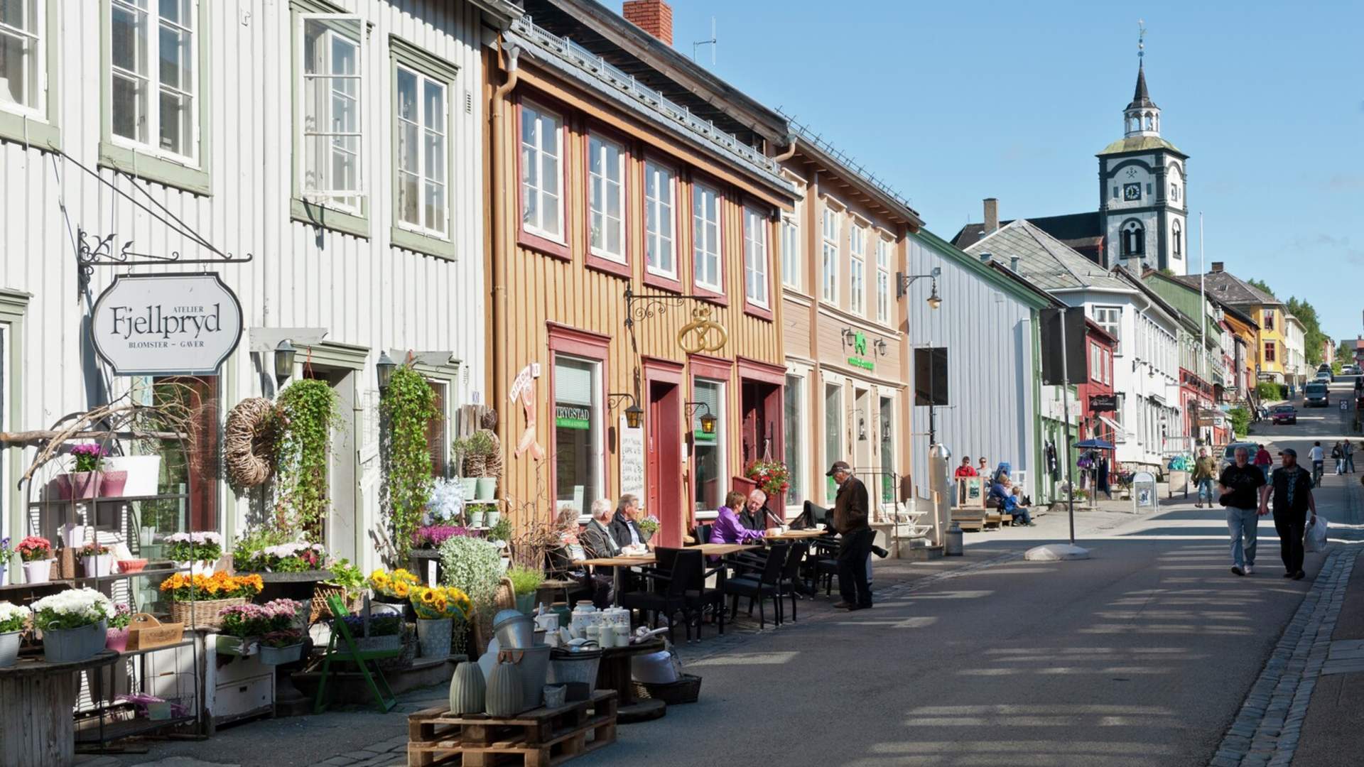 The main street in Roros