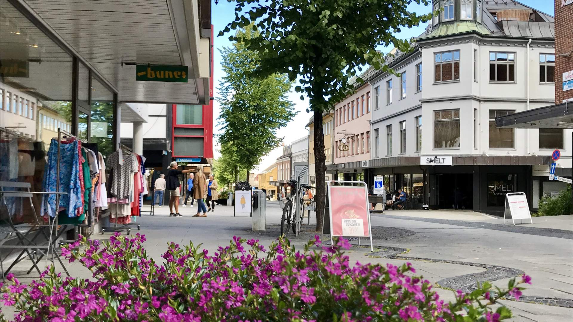 Gjøvik sentrum 2 sommer 2017 Foto Heidi Gran