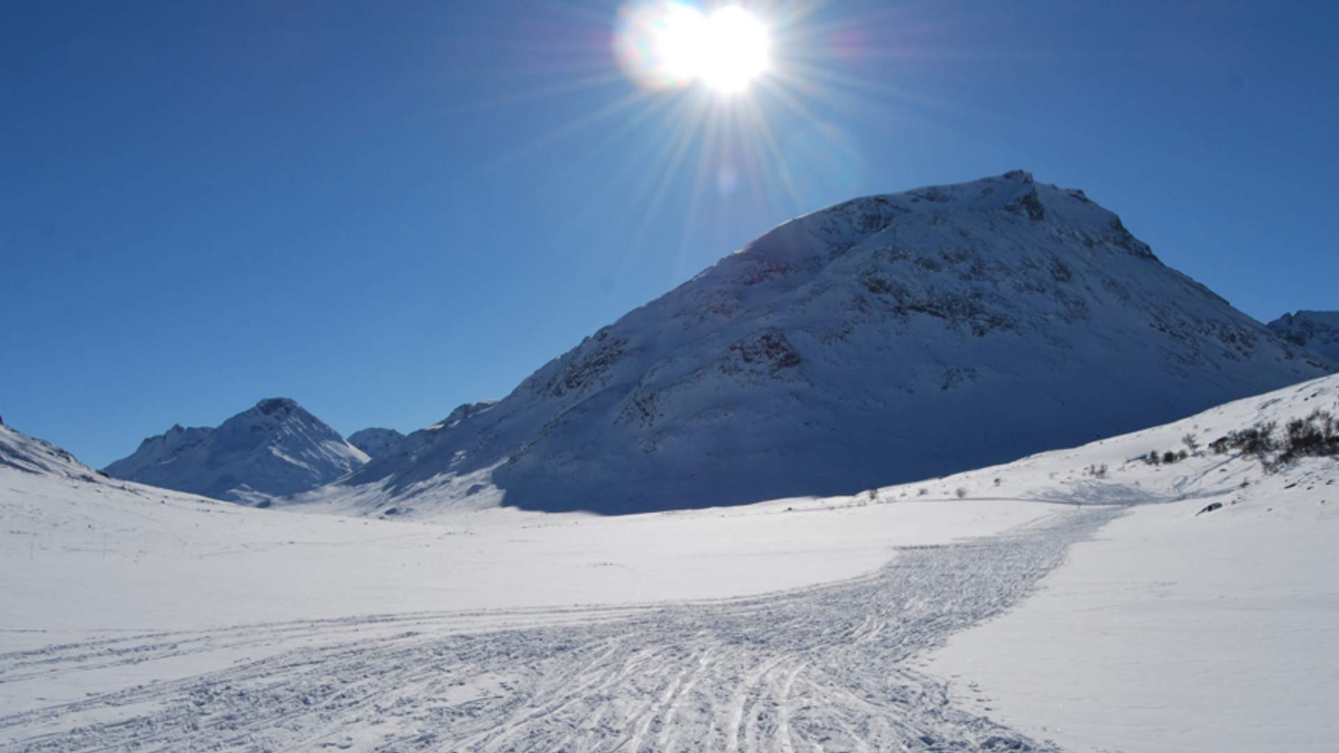 Skispor i Visdalen