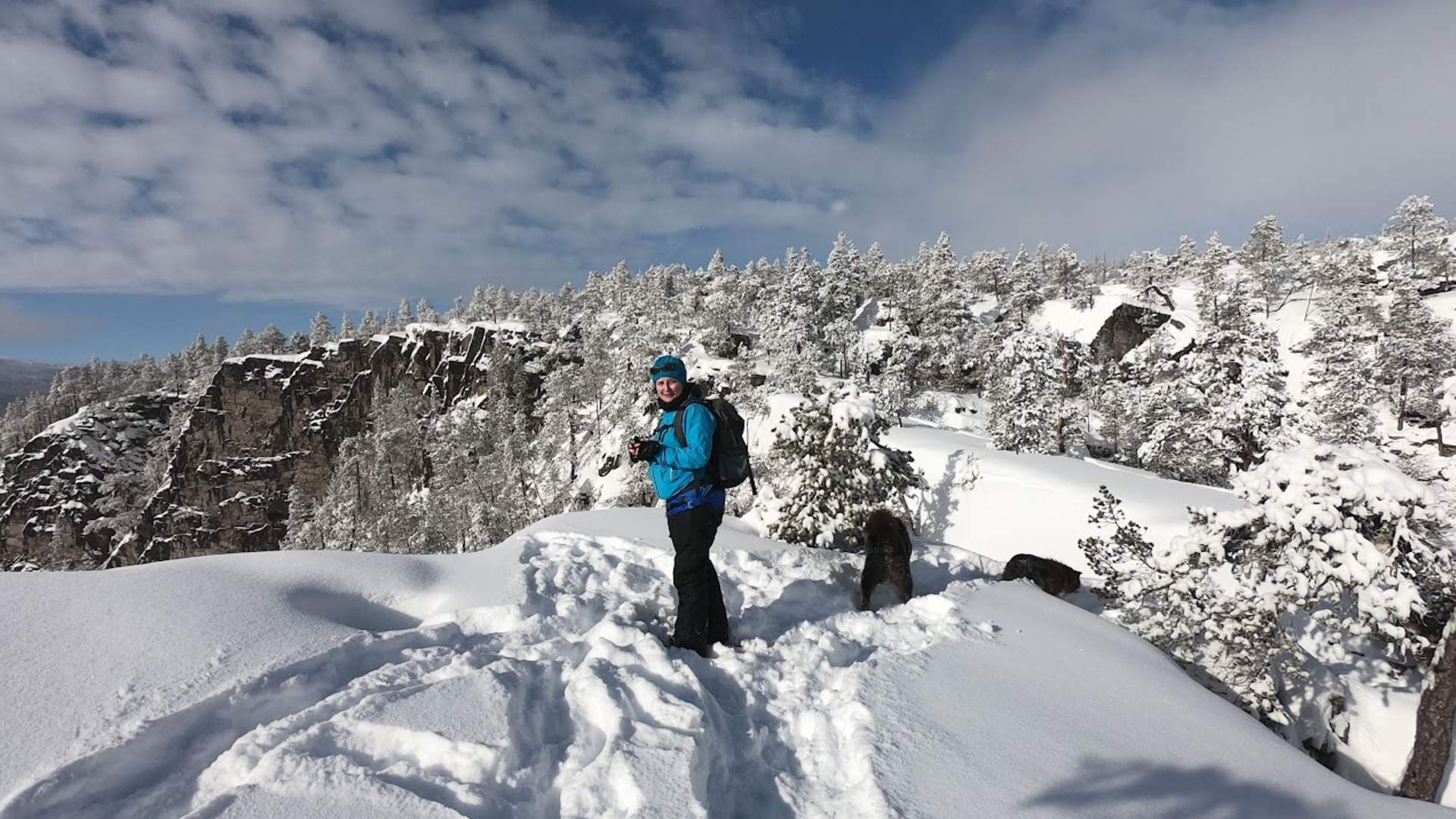 Guding på truger