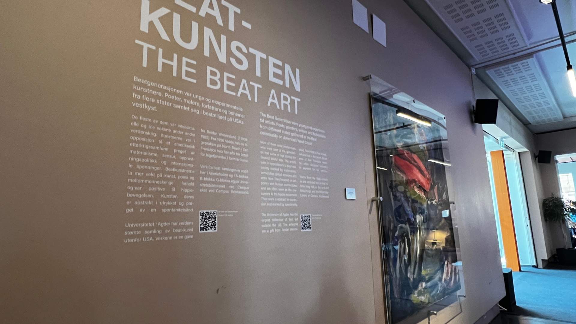 Beatkunst samling på Bare studenthus