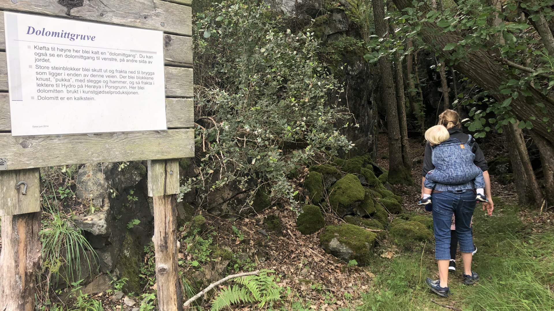 Gumøy kultursti_dolomittgruve