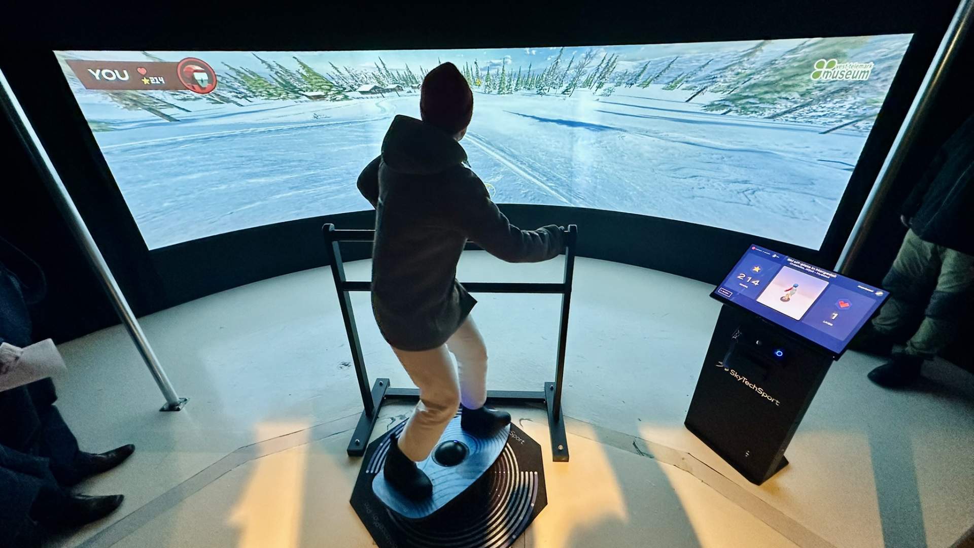 Skisimulatoren på Norsk Skieventyr