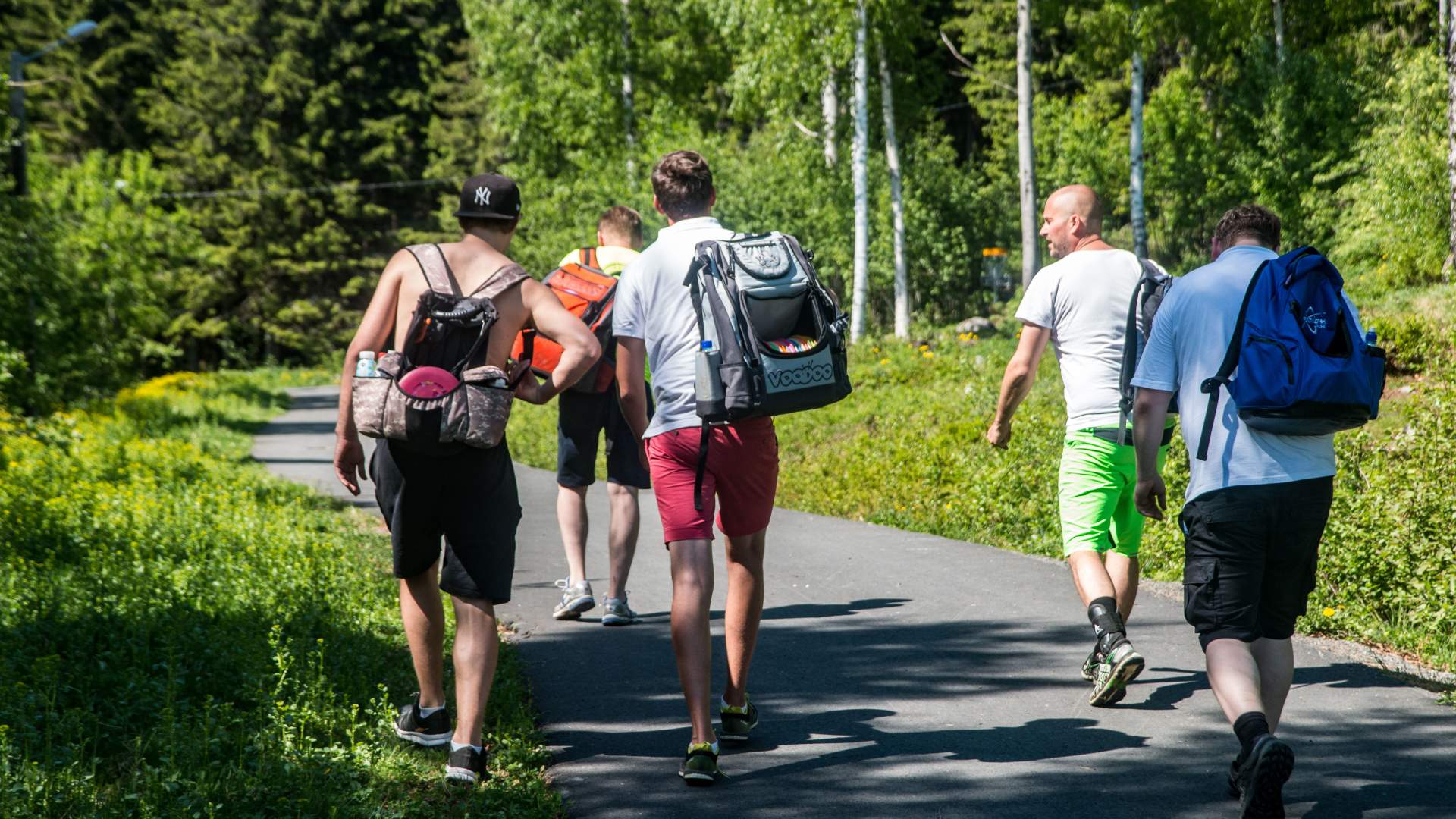 Frisbeegolf i Gjøvik - Anlegget på Øverby 4